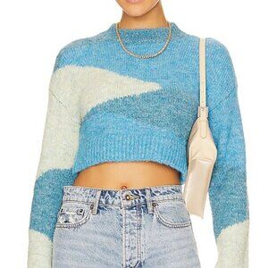 Lovers and Friends Small Fidda Sweater in Blue Multi